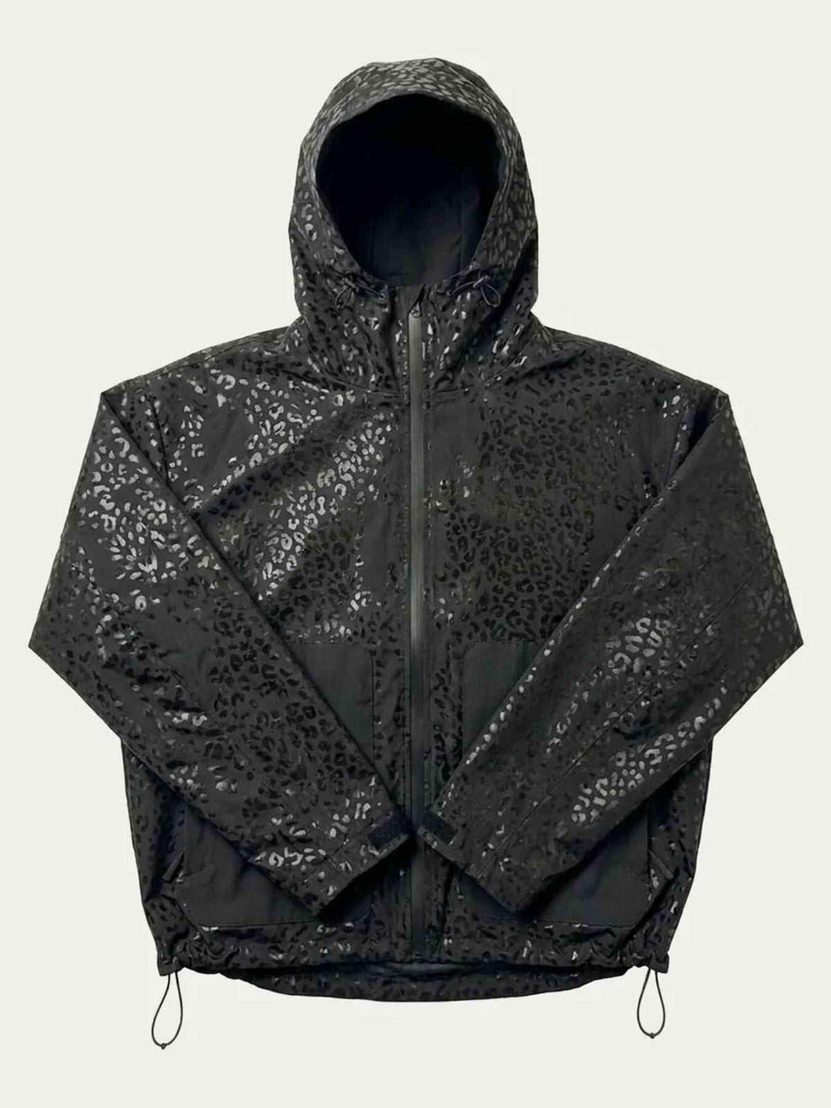 Water Reactive Cheetah Rain Jacket