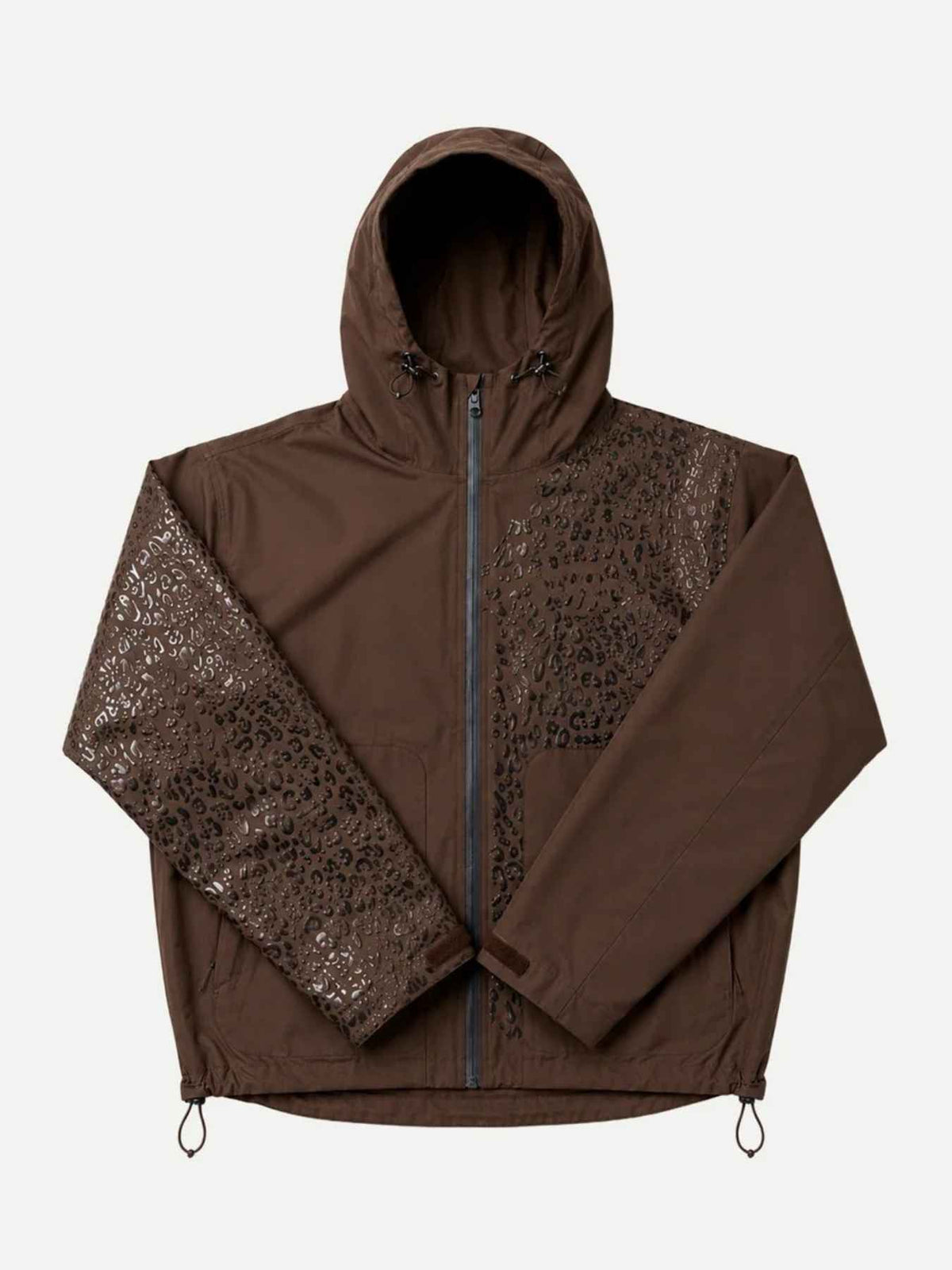 Water Reactive Cheetah Rain Jacket