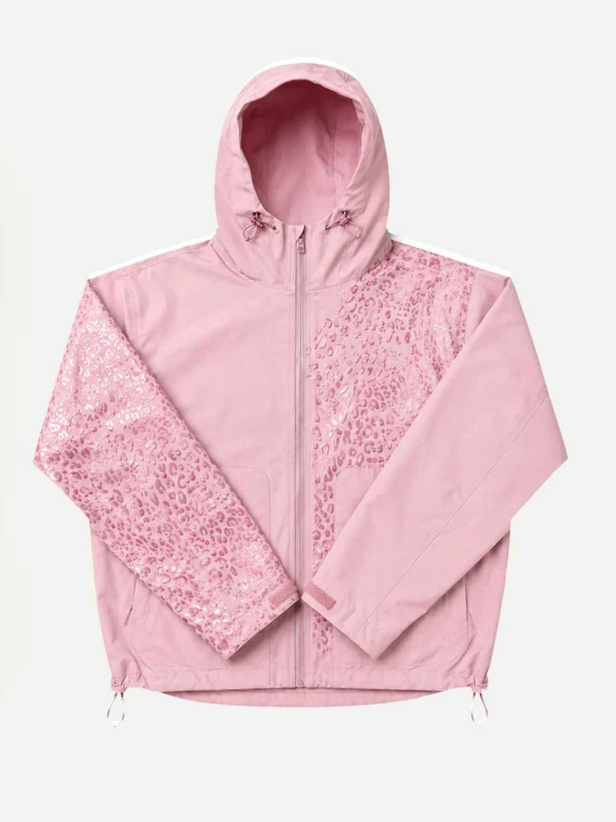 Water Reactive Cheetah Rain Jacket