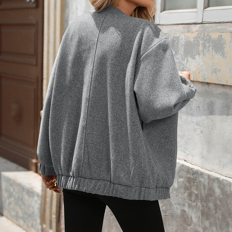 Women's Bomber Jacket - back view