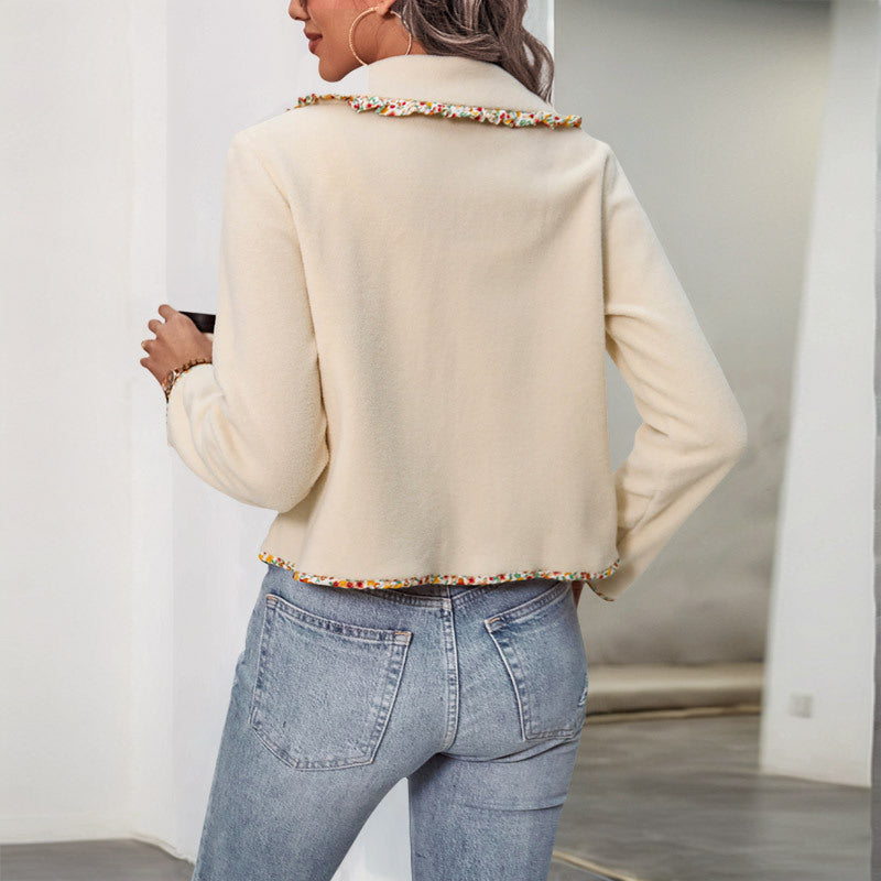 Women's Fringe Trim Jacket - back view