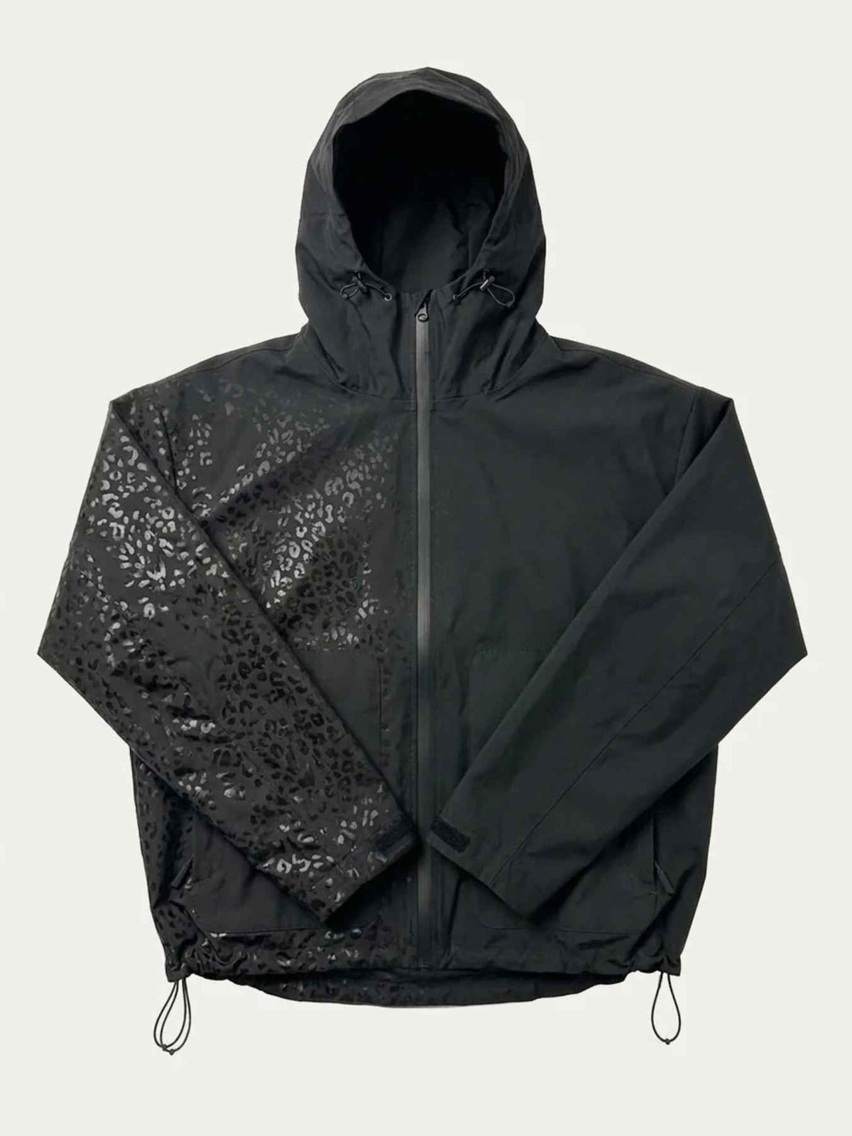 Water Reactive Cheetah Rain Jacket