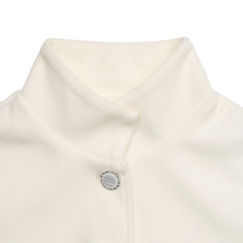 Women's Belted Jacket in White, view 6