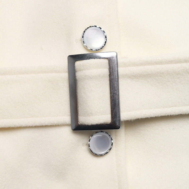 Women's Belted Jacket in White, view 7