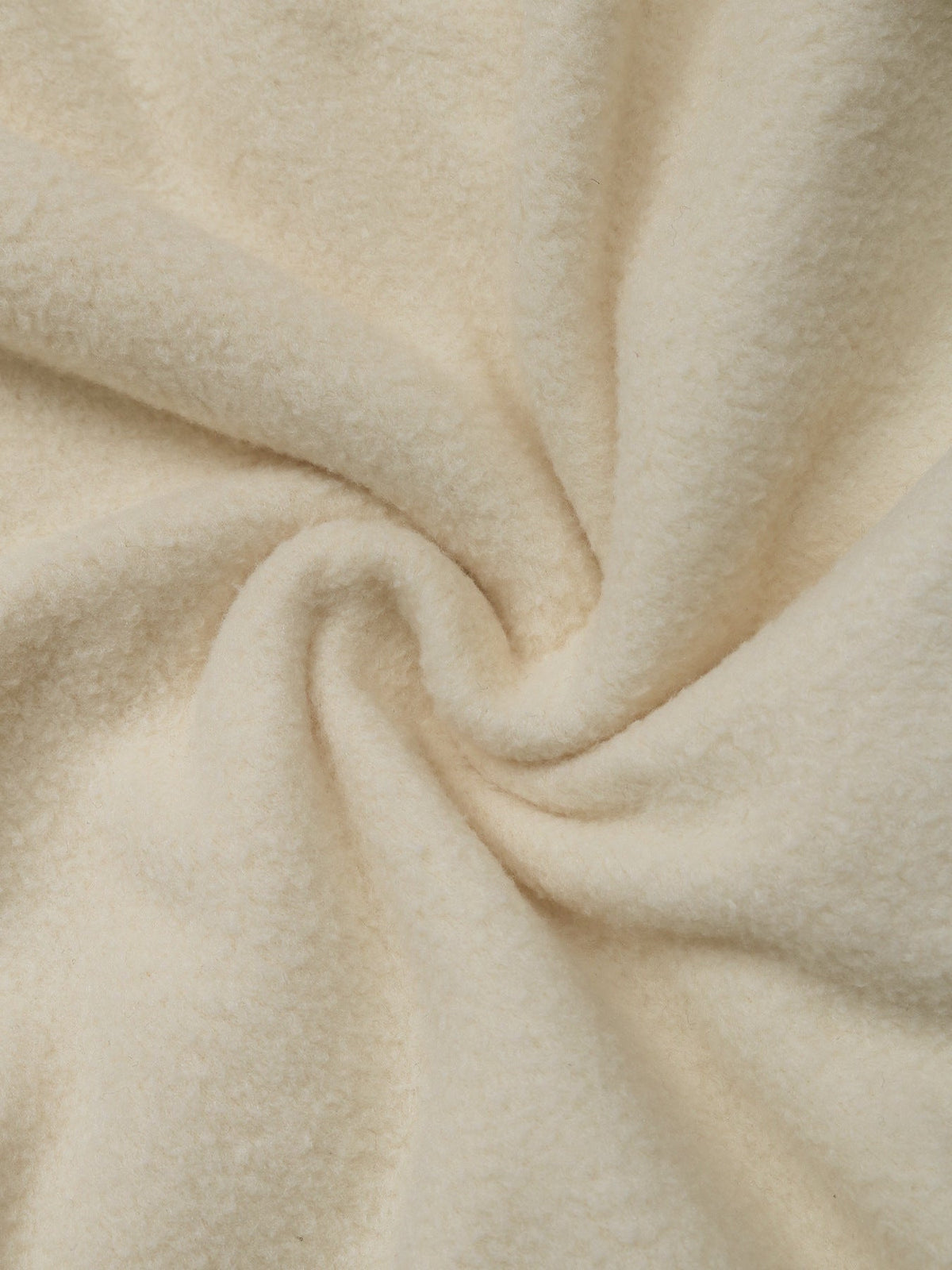 Women's Zip Fleece Jacket in Cream, view 7