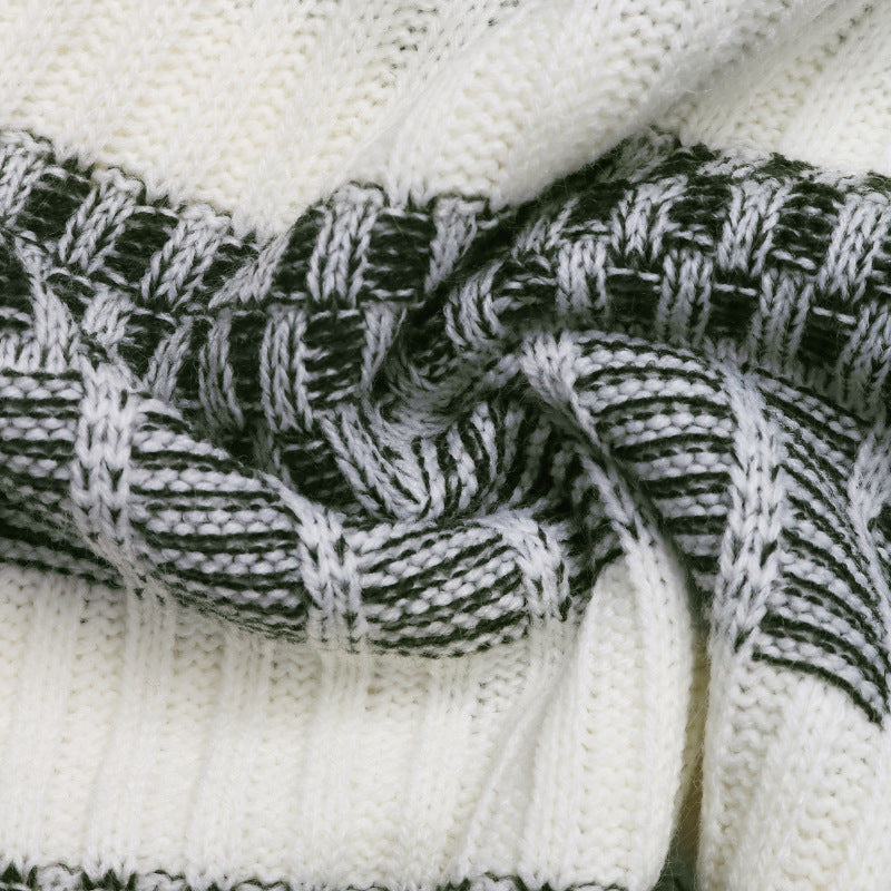 Women's Block Stripe Jumper in Multicolor, view 9