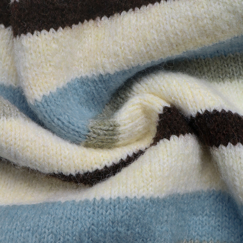Women's Striped Cardigan in Multicolor, view 10