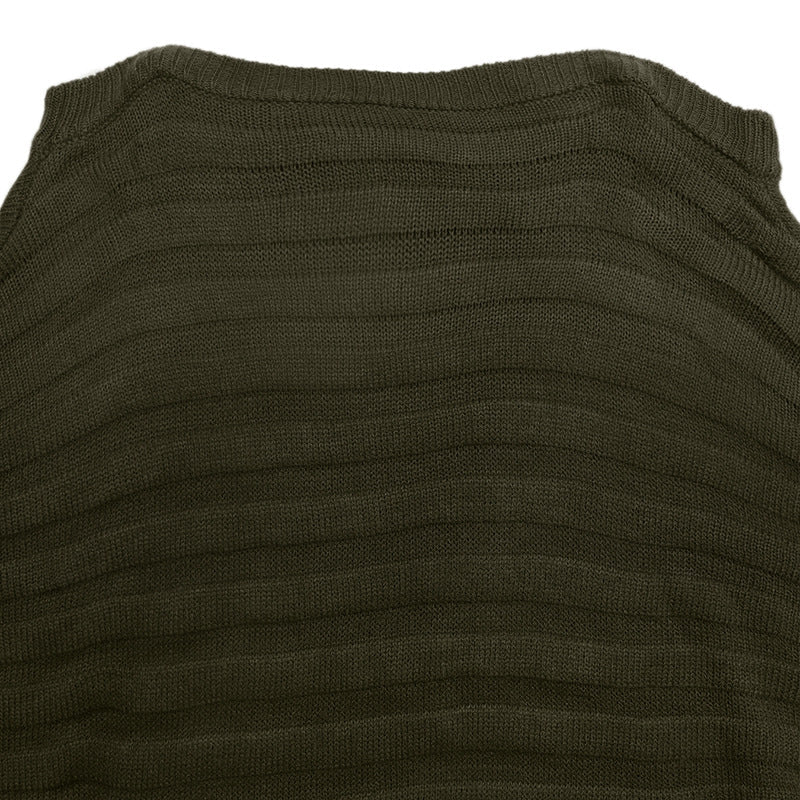 Women's Off Shoulder Jumper in Army Green, view 7