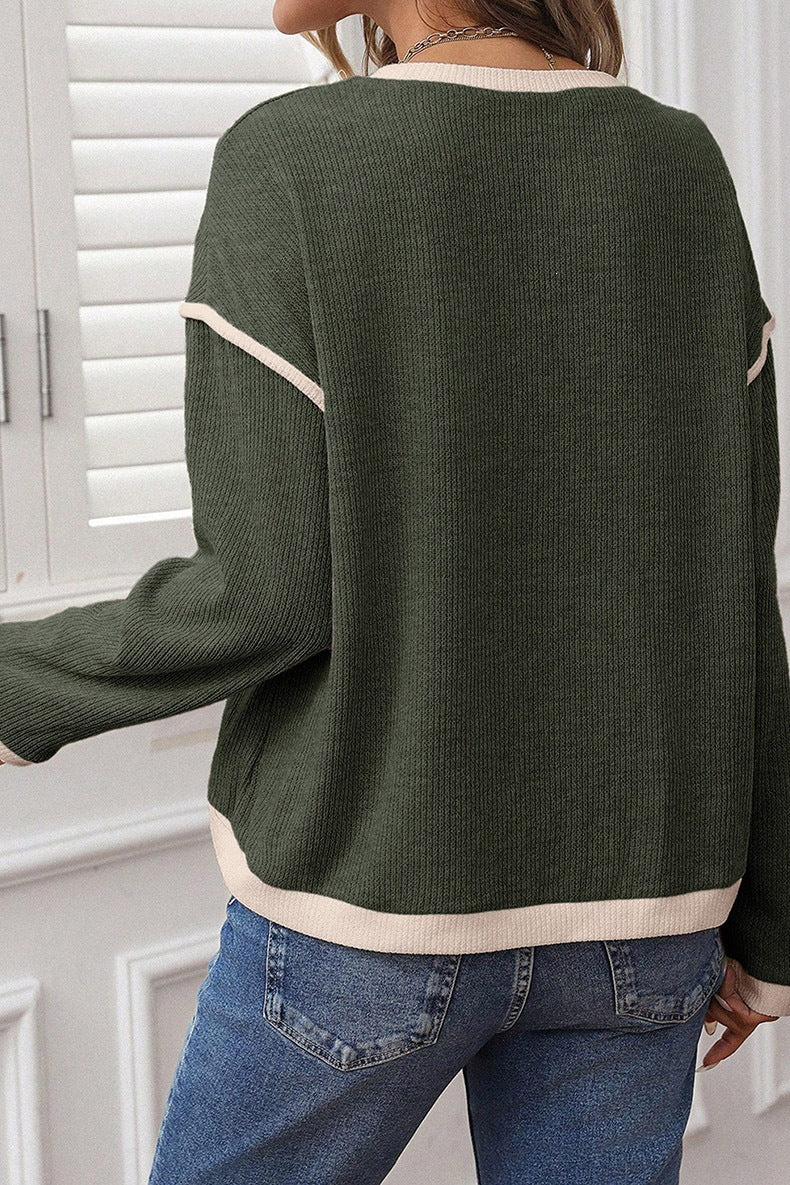 Women's Duck Graphic Sweatshirt in Green, view 3