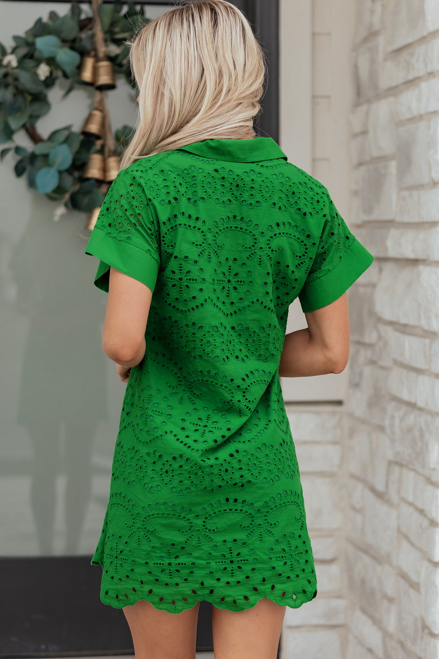 Women's Green Summer Mini Dress