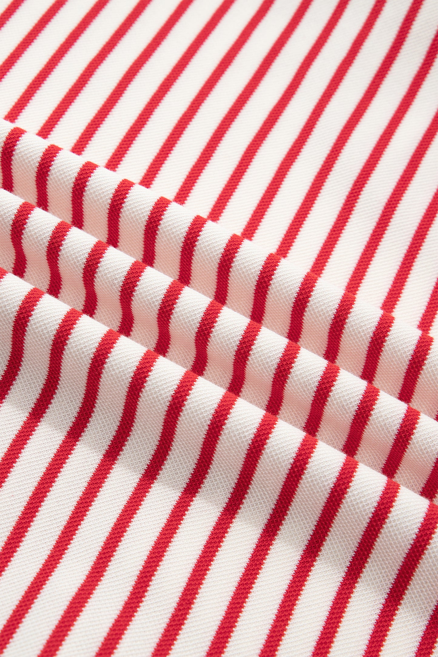 Women's Red Stripe Summer Mini Dress with Pockets