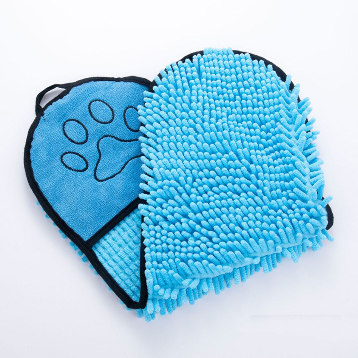 Microfibre Dog Towel – Super Absorbent & Quick-Dry, Double Pockets