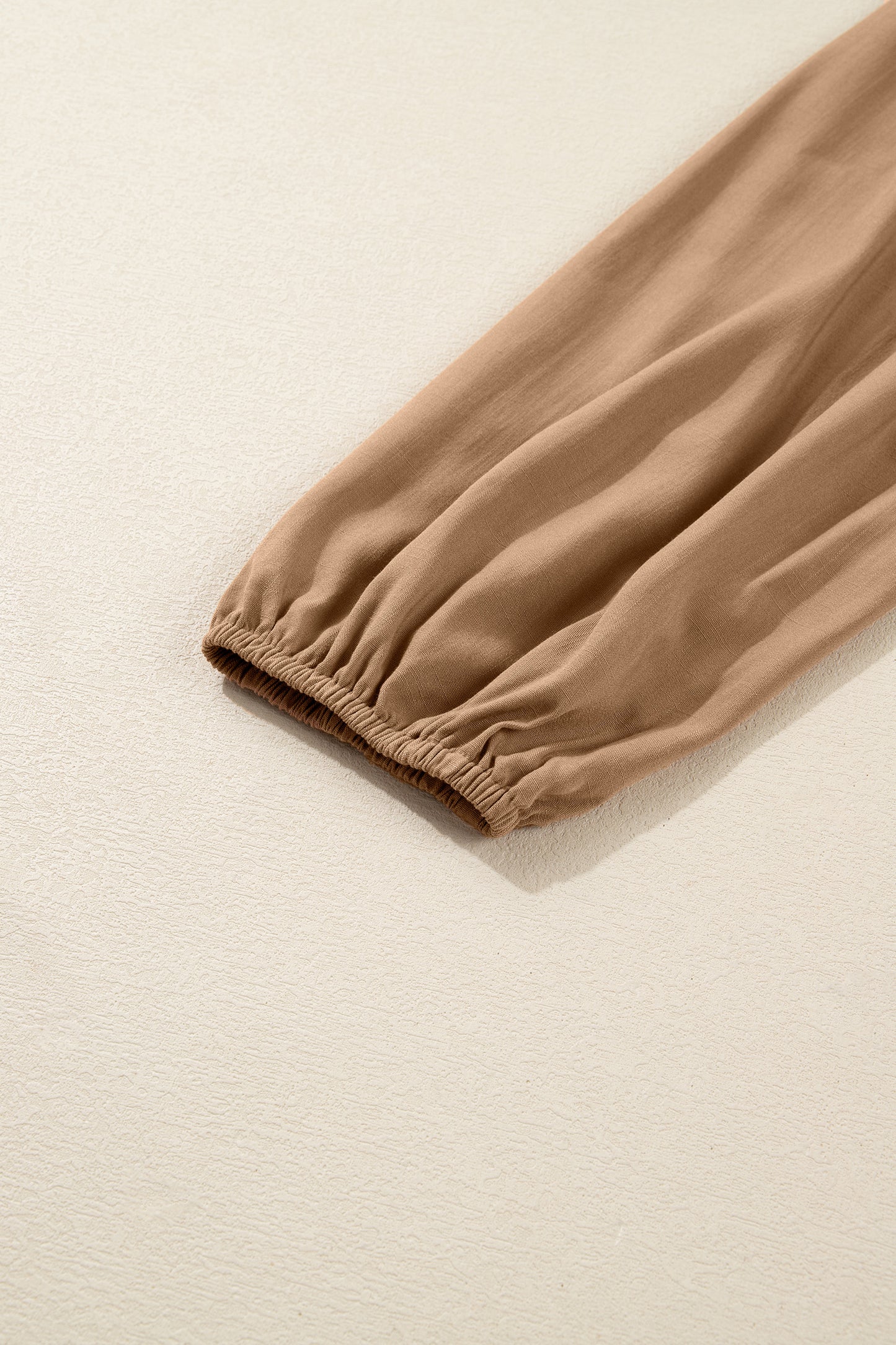 Women's Brown V Neckline Plus Size Summer Maxi Dress