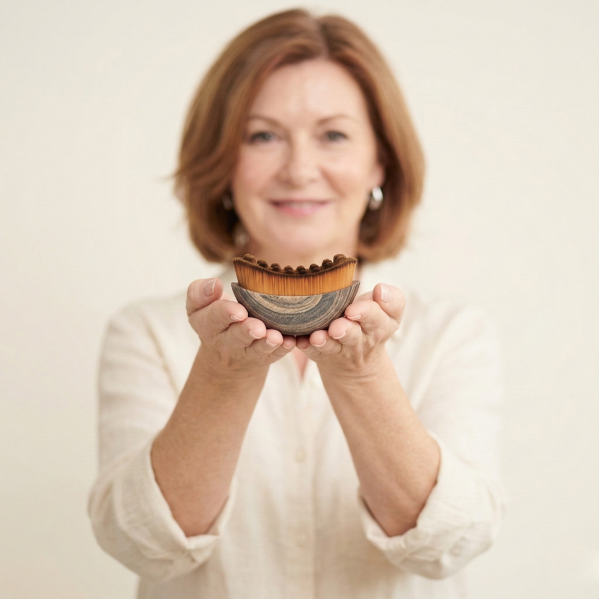Almorio Facial Dry Brush for Lymphatic Drainage