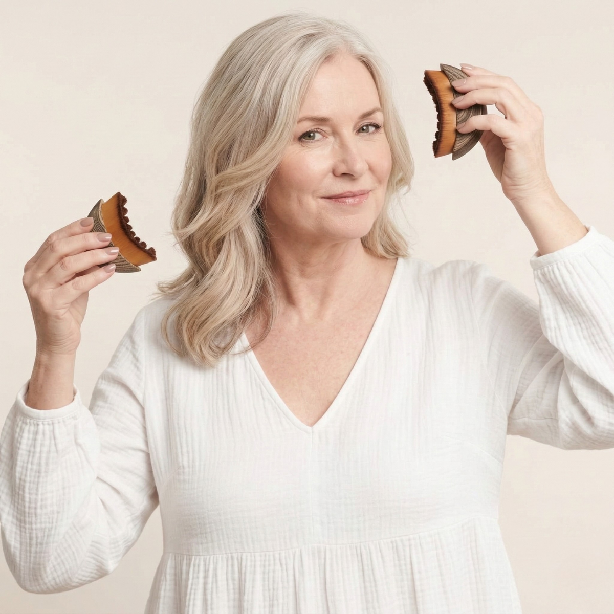 Almorio Facial Dry Brush for Lymphatic Drainage