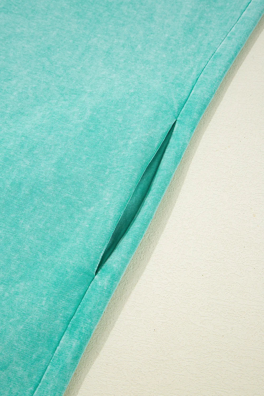 T-shirt Maxi Dress with Side Slits and Pockets