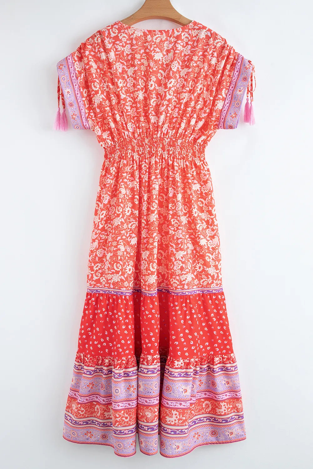 Wild Bloom Empire Waist Maxi Dress