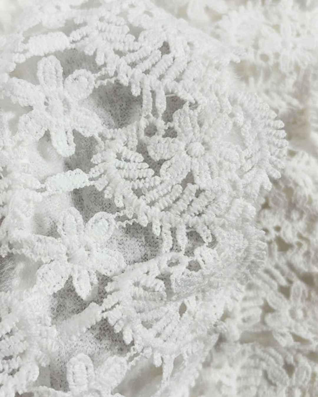 Boat Neck Lace Sleeve Fluffy Knit Jumper