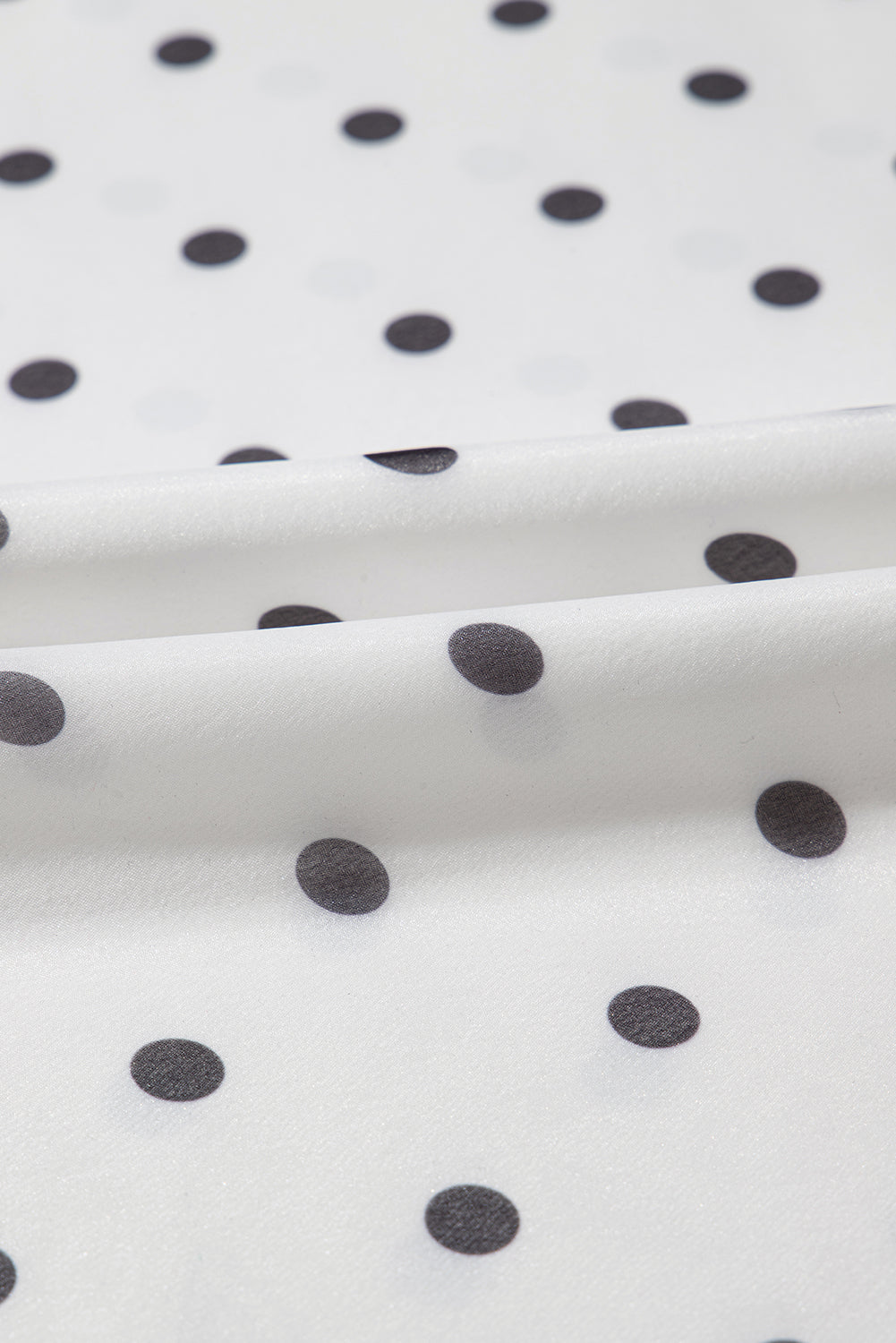 Women's White Polka Dot Flutter Sleeve Square Neck Summer Maxi Dress