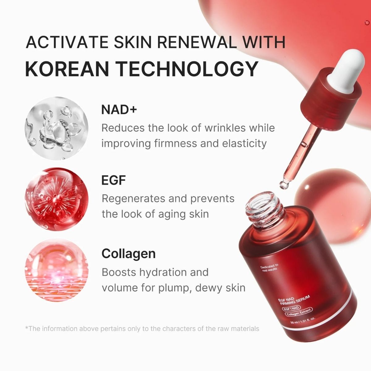 NAD EGF Firming Serum for Face & Neck