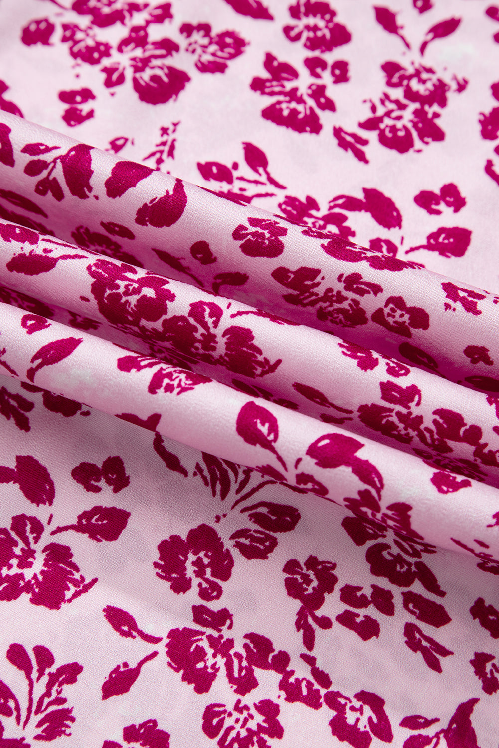 Women's Pink Floral Cutout Back Sleeveless Summer Maxi Dress