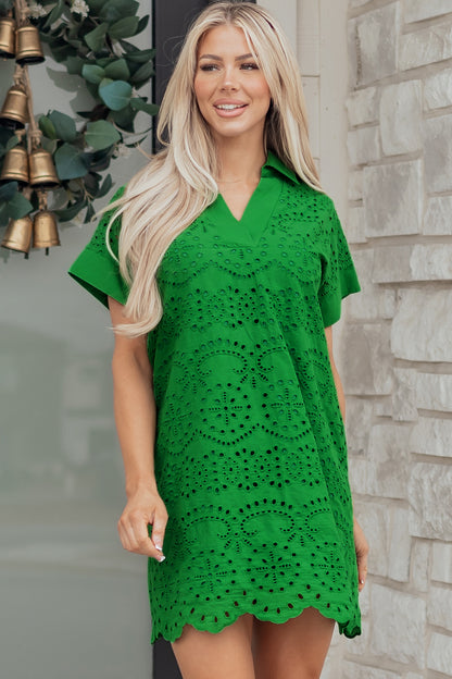 Women's Green Summer Mini Dress