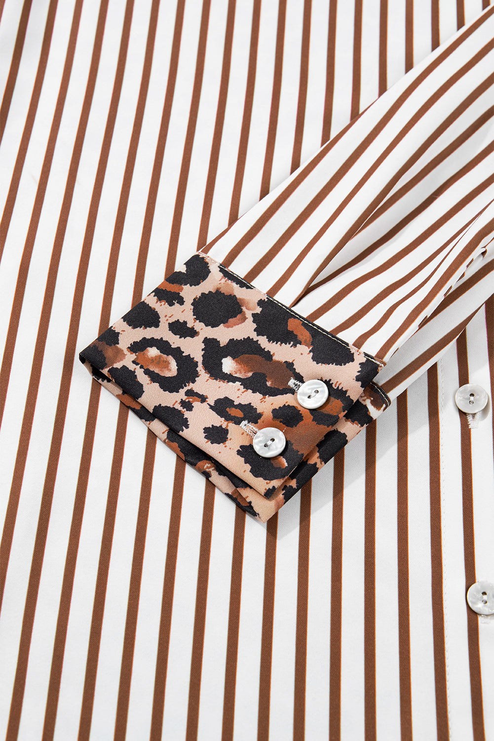 Women's Brown Stripe Summer Maxi Dress