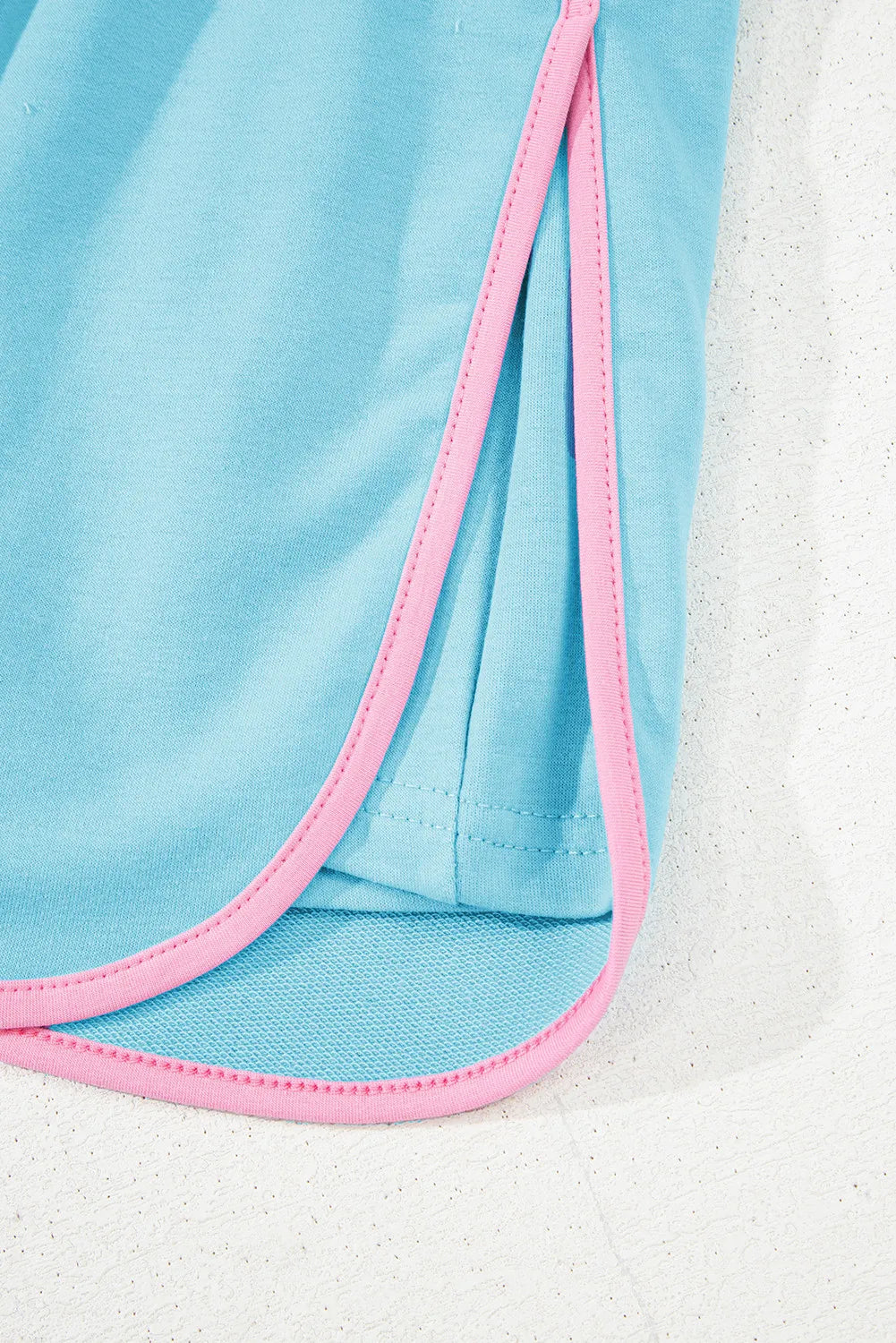 Colourblock Co-ord Set with Drop Shoulder Top and Skort
