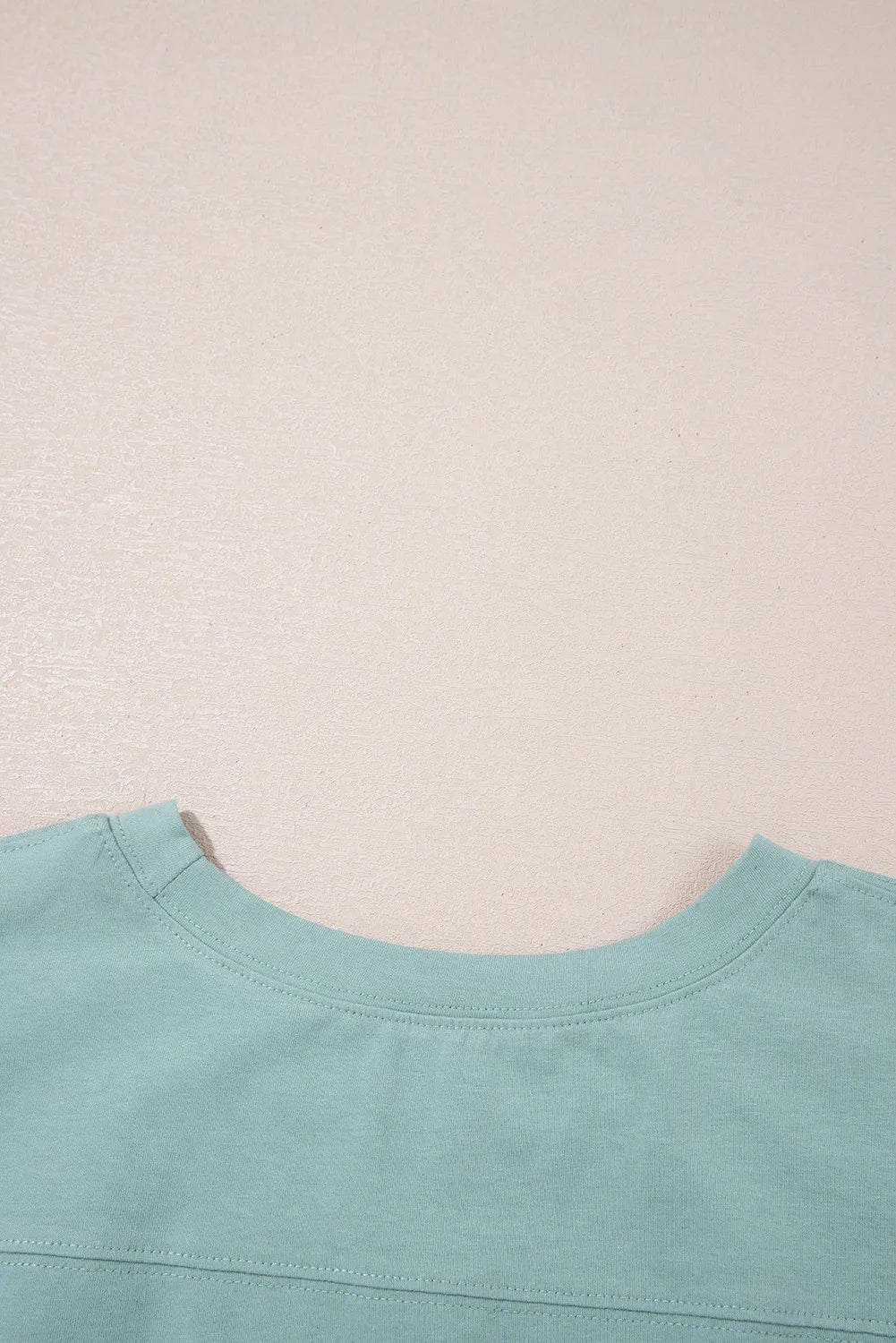 Oversized T-Shirt with Star Patches and Contrast Sleeves