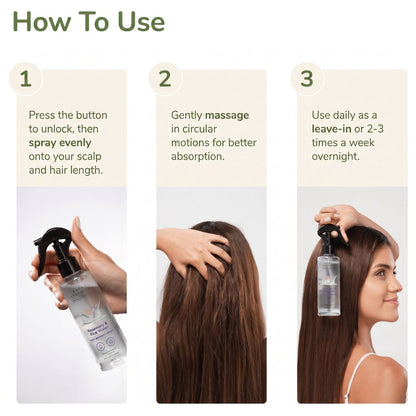 Almorio Rosemary & Rice Water Hair Growth Spray