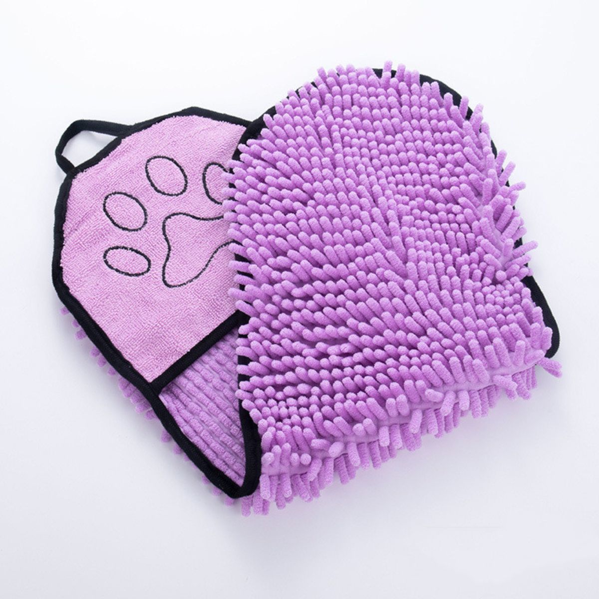 Microfibre Dog Towel – Super Absorbent & Quick-Dry, Double Pockets
