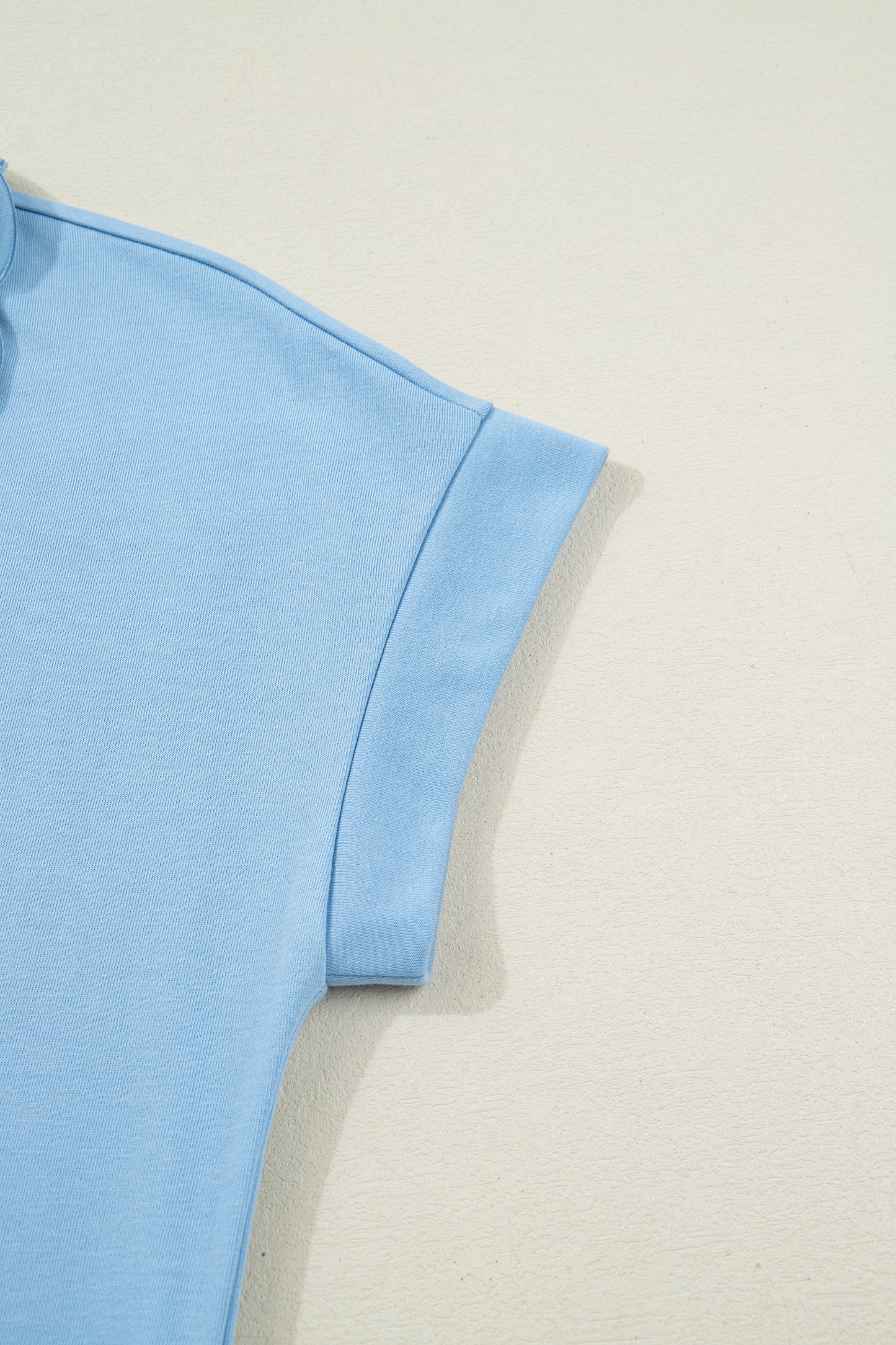 Women's Blue Short Sleeve Summer Mini Dress