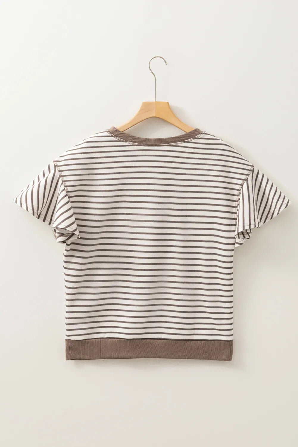 Stripe Out Loud Flutter Sleeve T-shirt