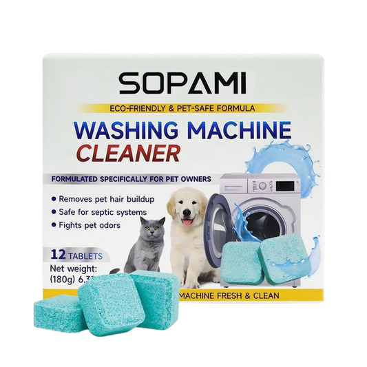 Sopami - Pet Hair & Odour Washing Machine Cleaner Tablets