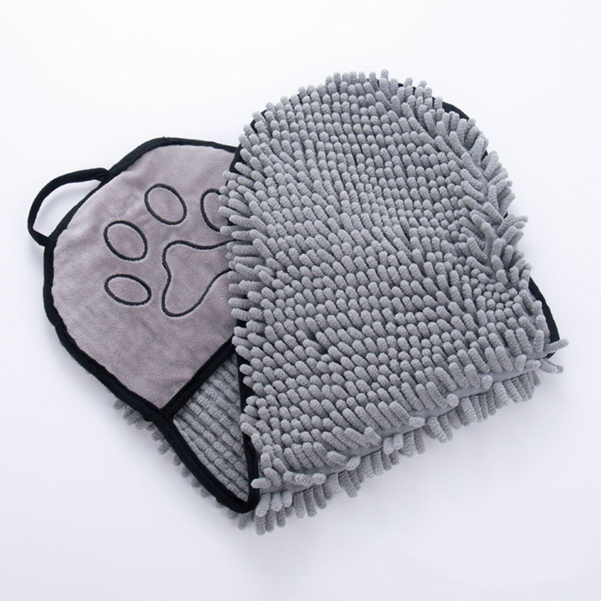 Microfibre Dog Towel – Super Absorbent & Quick-Dry, Double Pockets