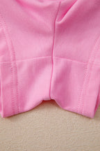 Colourblock Co-ord Set with Drop Shoulder Top and Skort