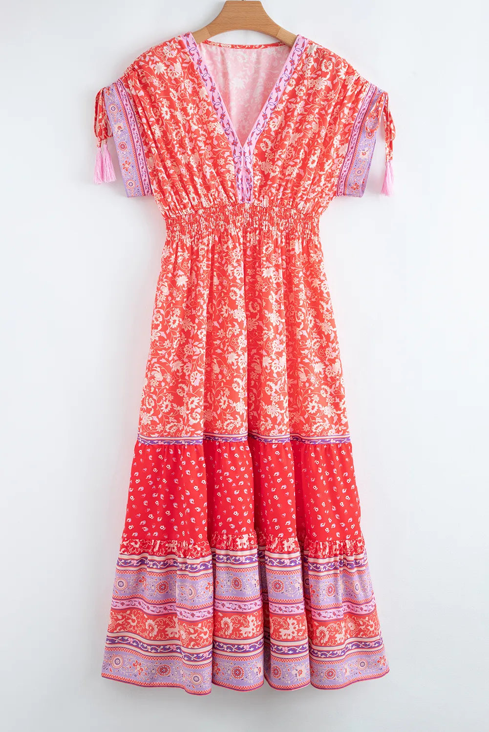 Wild Bloom Empire Waist Maxi Dress