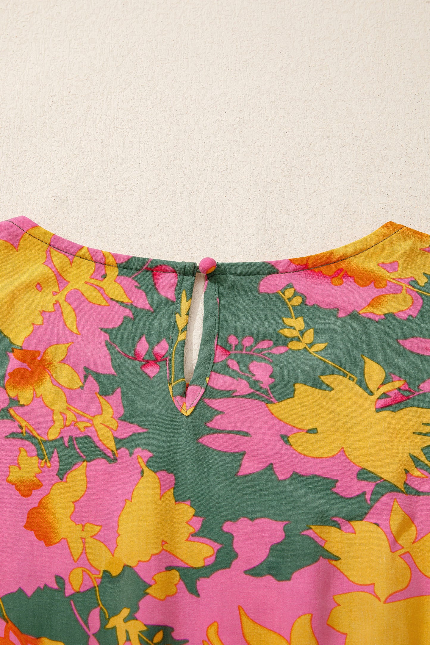 Women's Multicolour Floral Long Sleeve Summer Mini Dress