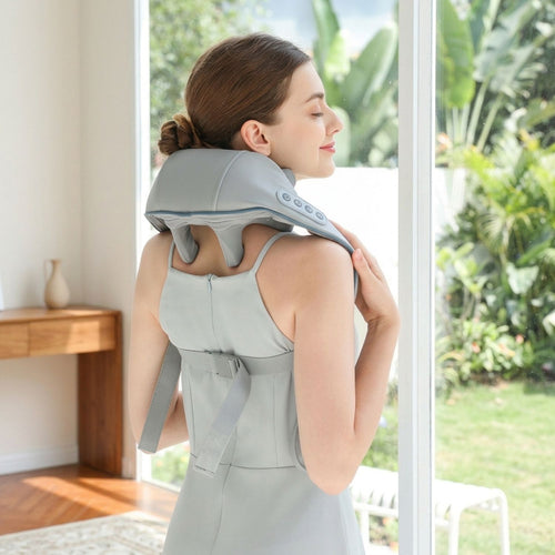 Almorio Cordless Neck & Shoulder Massager with Heat