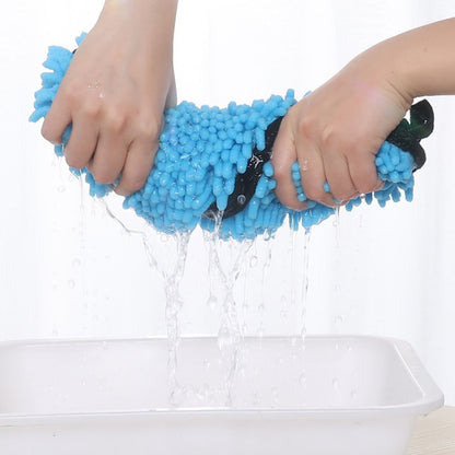 Microfibre Dog Towel – Super Absorbent & Quick-Dry, Double Pockets