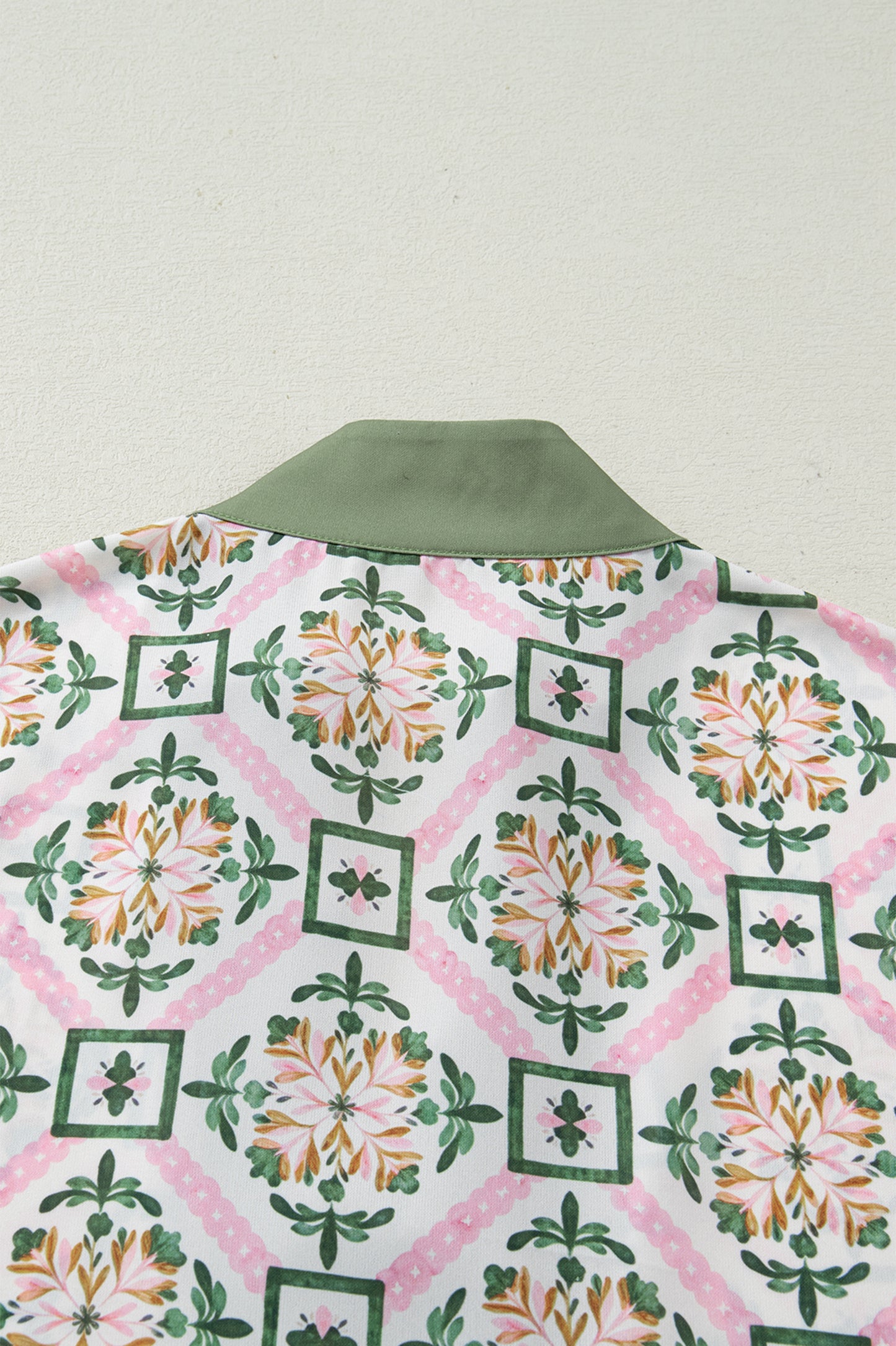 Women's Green Boho Short Sleeve Summer Mini Dress
