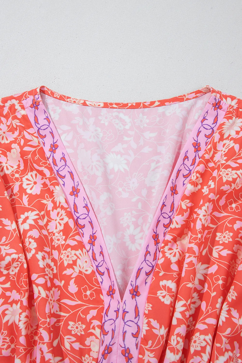 Wild Bloom Empire Waist Maxi Dress