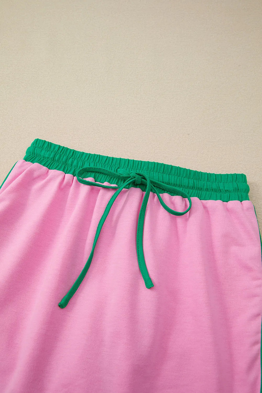Colourblock Co-ord Set with Drop Shoulder Top and Skort