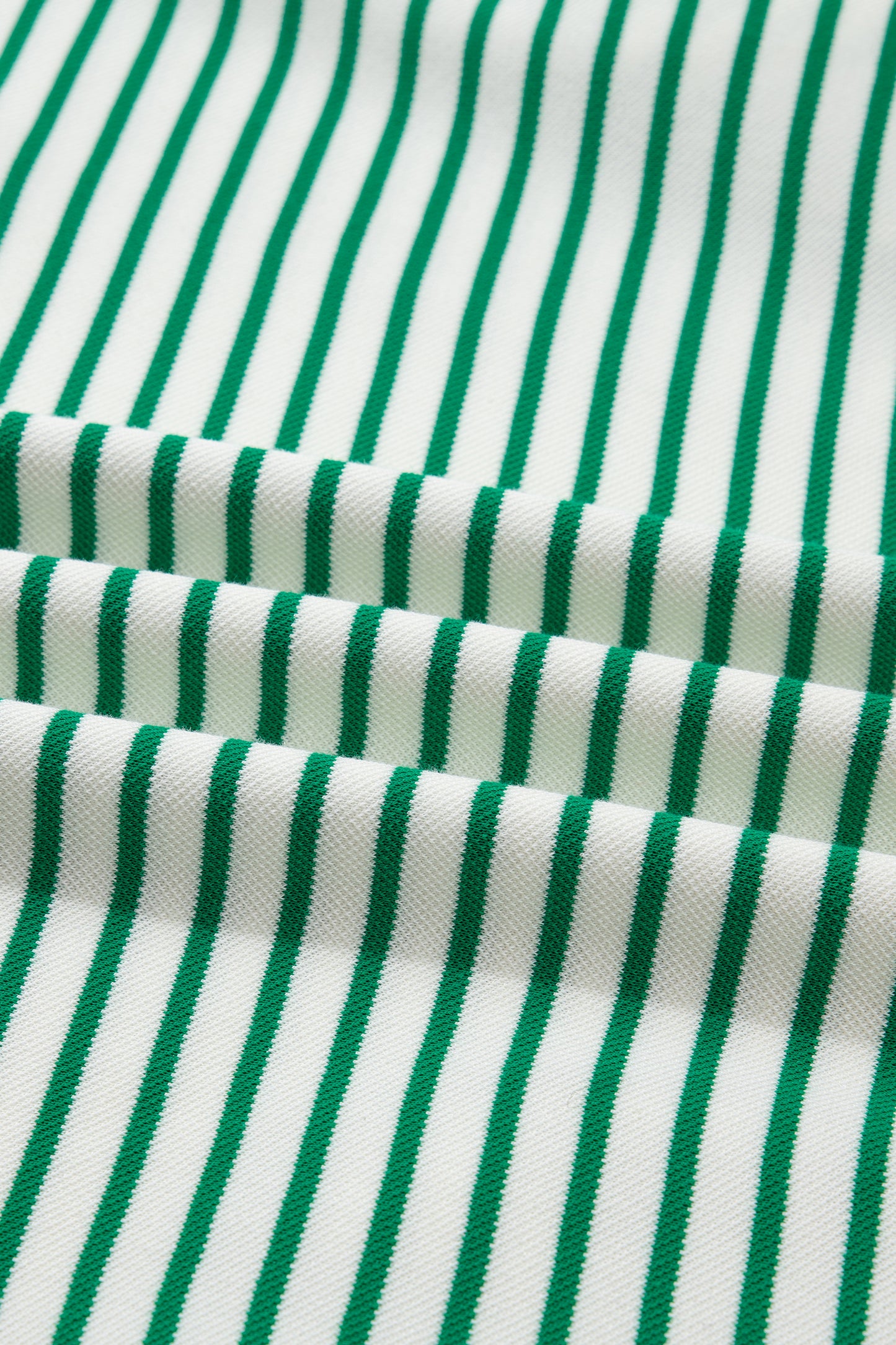 Women's Green Stripe Summer Mini Dress with Pockets