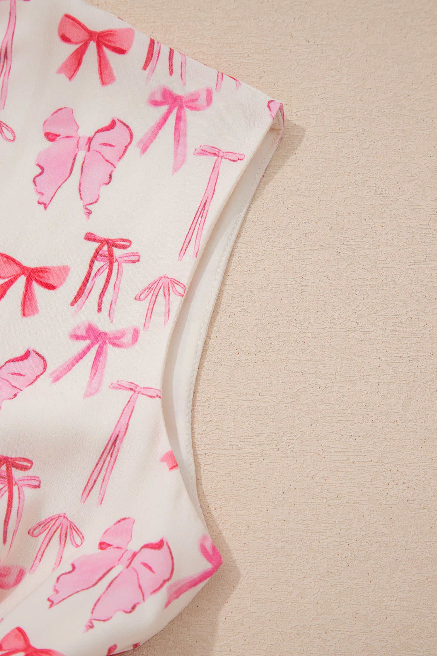 Women's Pink Full Zip Sleeveless Summer Mini Dress