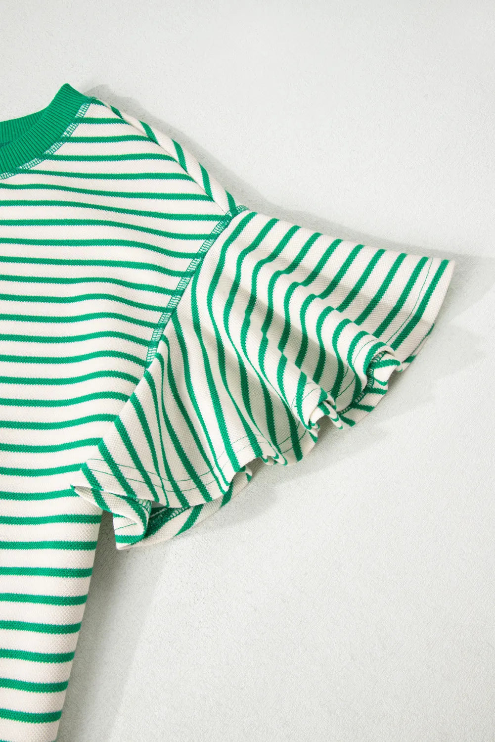 Stripe Out Loud Flutter Sleeve T-shirt