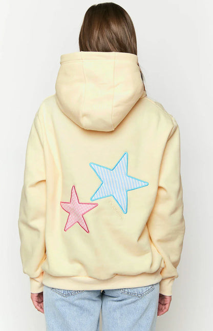 ALMORIO CREAM STAR HOODIE