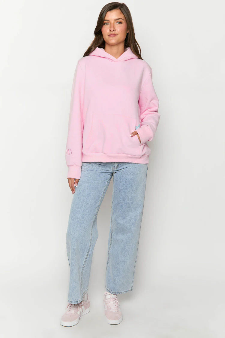 ALMORIO PINK STAR HOODIE