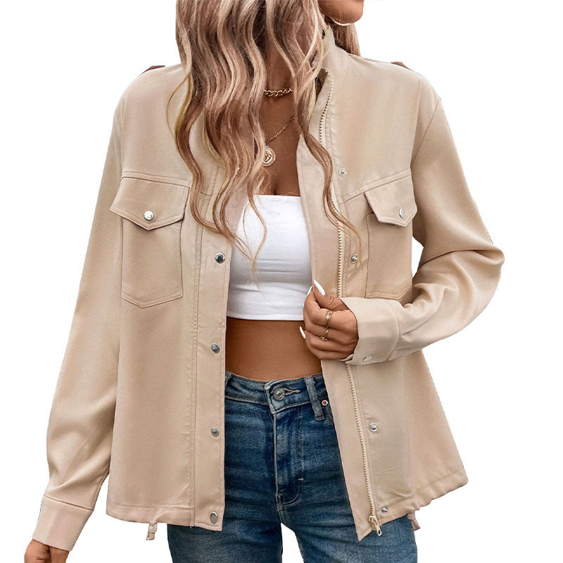 Women's Utility Jacket - front view, open