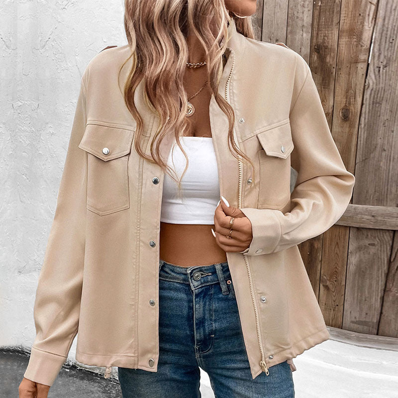 Women's Utility Jacket - front view, open